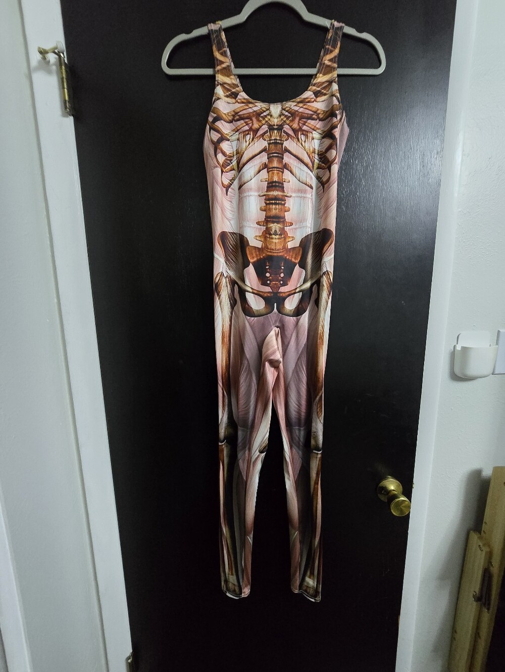 Blackmilk Skeleton And Muscle Anatomical Print One-Piece Jumpsuit